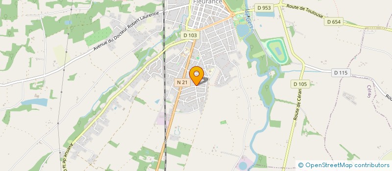 localisation de l'entreprise SAS D'HILLO  CERAN