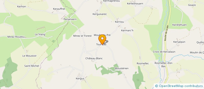 localisation de l'entreprise SAS D.J.T.P. à GOURIN