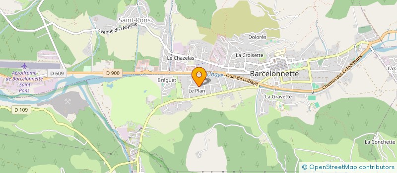 localisation de l'entreprise SAS D.L. à BARCELONNETTE