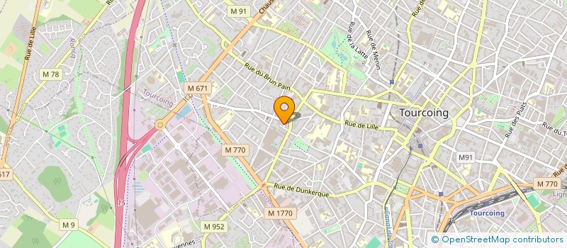 localisation de l'entreprise SAS D'OSTEOPATHIE CABINET FALY DIOUF à TOURCOING