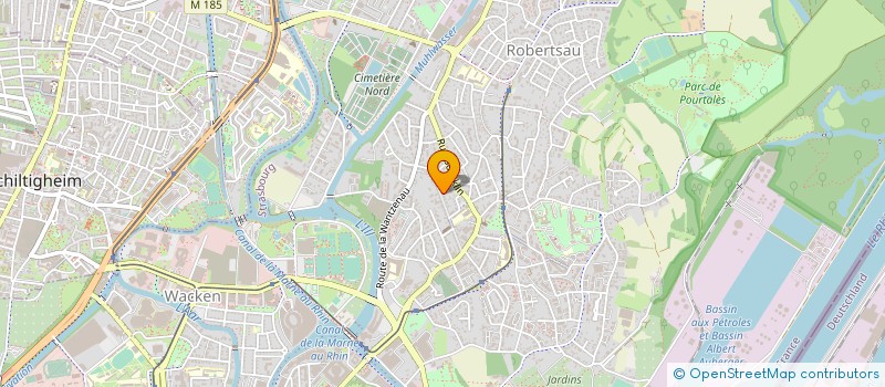 localisation de l'entreprise SAS D'OTTROTT  STRASBOURG