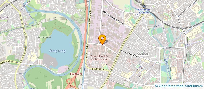 localisation de l'entreprise SAS D. SPIELMANN à STRASBOURG