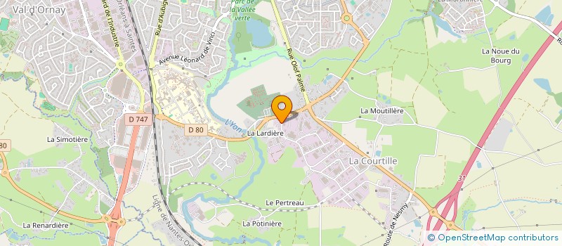 localisation de l'entreprise SAS D3 TECH à LA ROCHE-SUR-YON