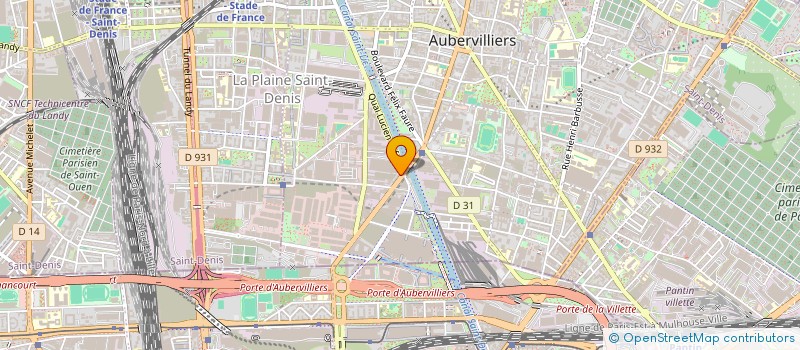 localisation de l'entreprise SAS DA SILVA PERE ET FILS à AUBERVILLIERS