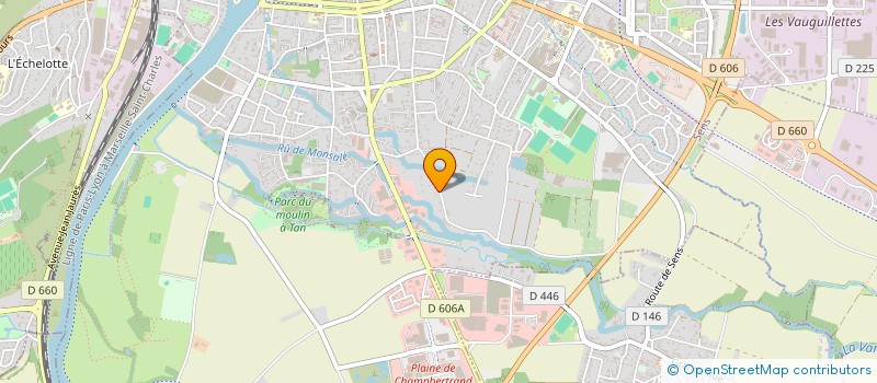 localisation de l'entreprise SAS DADA.DA à SENS
