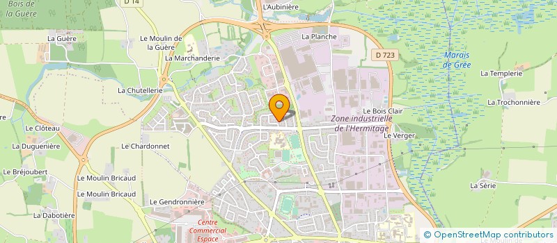 localisation de l'entreprise SAS DAKILAB  SAINTE-LUCE-SUR-LOIRE