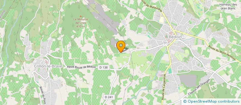 localisation de l'entreprise SAS DALL'AGNOLA à CRILLON-LE-BRAVE