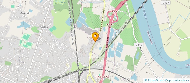 localisation de l'entreprise SAS DAMFANA  SAINT-VINCENT-DE-PAUL