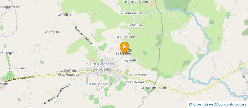 localisation de l'entreprise SAS DAMIEN HARDY  SAINT-CYR-DU-BAILLEUL