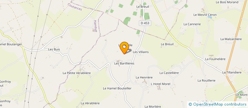 localisation de l'entreprise SAS DANIEL AUBREE  PERCY-EN-NORMANDIE