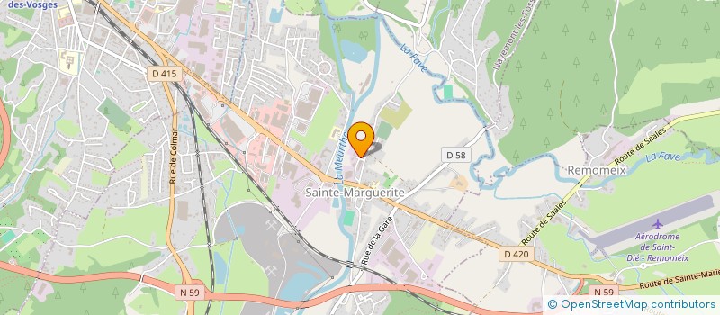 localisation de l'entreprise SAS DANIEL GERARD  SAINTE-MARGUERITE