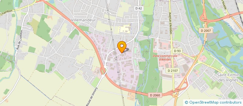 localisation de l'entreprise SAS DARDONVILLE  VILLEMANDEUR