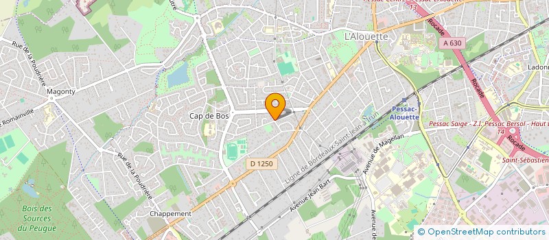 localisation de l'entreprise SAS DARMAN à PESSAC
