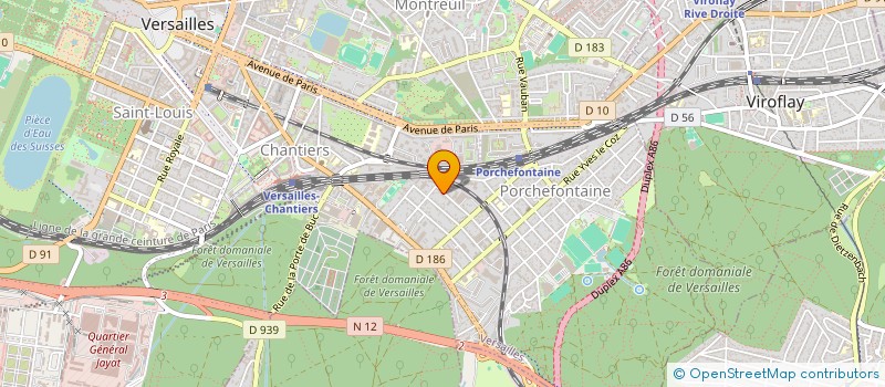 localisation de l'entreprise SAS DATA SCAN à VERSAILLES