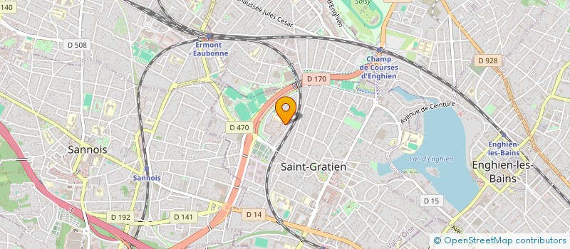 localisation de l'entreprise SAS DATA SIX à SAINT-GRATIEN