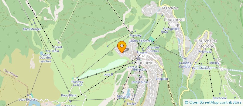localisation de l'entreprise SAS DATCHA 1850 à COURCHEVEL