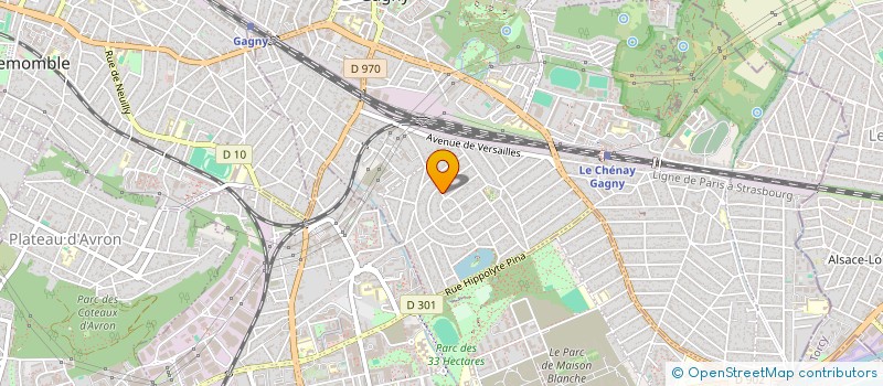 localisation de l'entreprise SAS DAUME  GAGNY