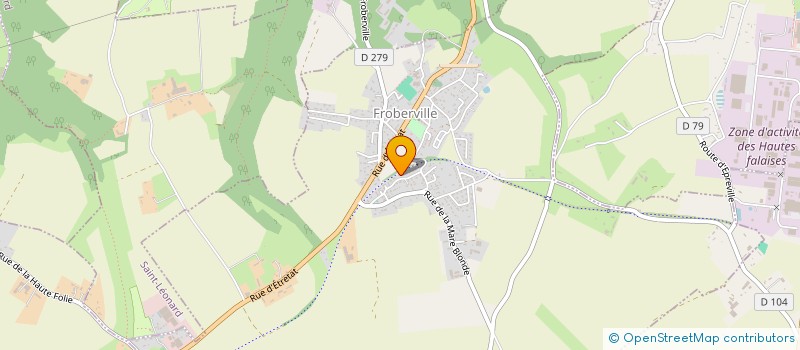 localisation de l'entreprise SAS DAVID  FROBERVILLE
