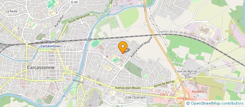 localisation de l'entreprise SAS DAVID INVESTISSEMENTS  CARCASSONNE