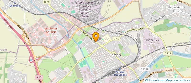 localisation de l'entreprise SAS DAY  PERSAN