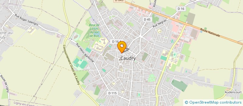 localisation de l'entreprise SAS DB ACCESS à CAUDRY