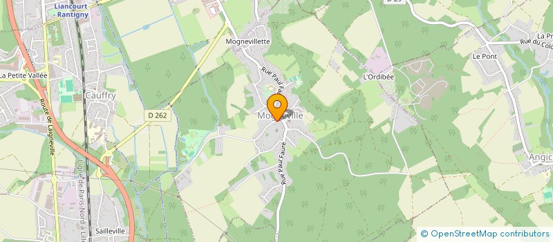 localisation de l'entreprise SAS DBA RENOV  MOGNEVILLE