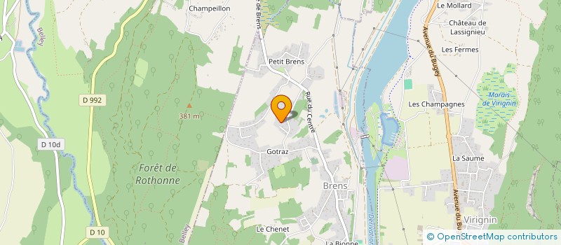 localisation de l'entreprise SAS DC IMMO  BRENS