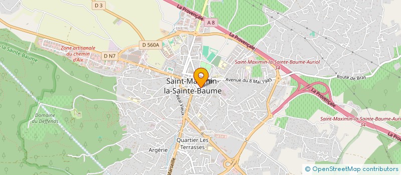 localisation de l'entreprise SAS DC IMMO à SAINT-MAXIMIN-LA-SAINTE-BAUME