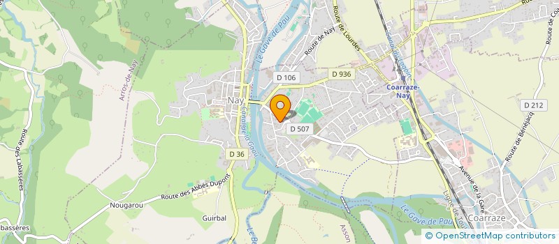 localisation de l'entreprise SAS DCC à NAY