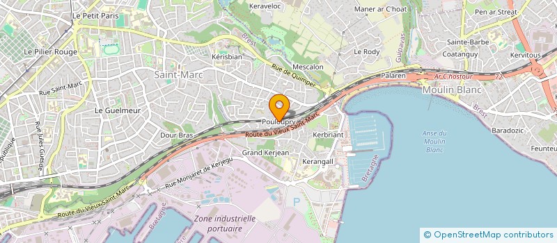 localisation de l'entreprise SAS DCM VINCENT à BREST