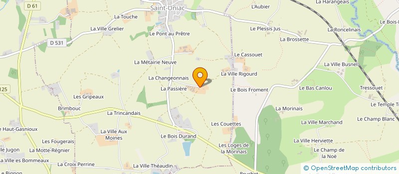 localisation de l'entreprise SAS DDLC.BIOGAZ à SAINT-UNIAC