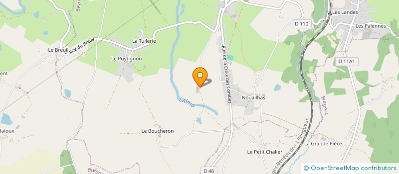 localisation de l'entreprise SAS DDMW à BEYNAC