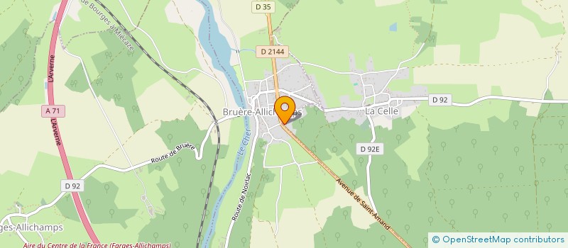 localisation de l'entreprise SAS DE BEAUCHEZAL  SAINT-GEORGES-DE-POISIEUX