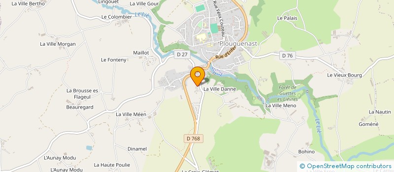 localisation de l'entreprise SAS DE BEAUREGARD  GAUSSON