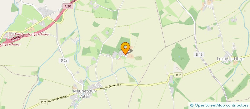 localisation de l'entreprise SAS DE BOIS LA VIGNE à MEUNET-SUR-VATAN
