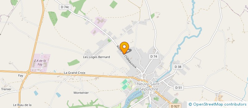 localisation de l'entreprise SAS DE BUXIERES à BUXIERES-D'AILLAC