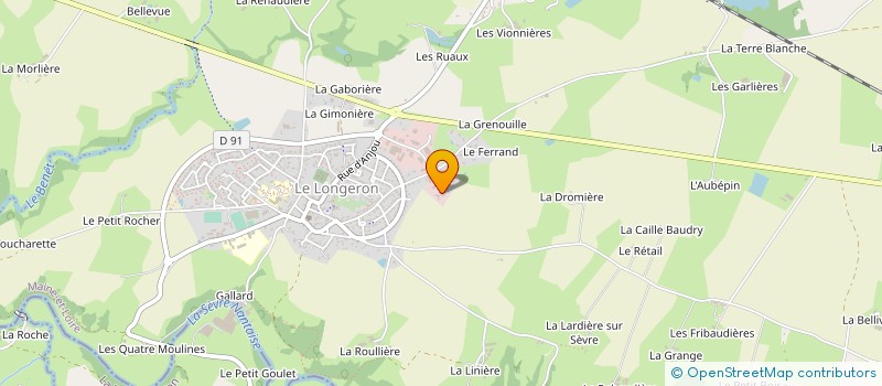 localisation de l'entreprise SAS DE CHAMPBLANC à SEVREMOINE