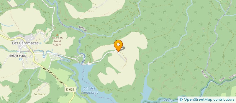 localisation de l'entreprise SAS DE GRANGE BASSE  SOREZE