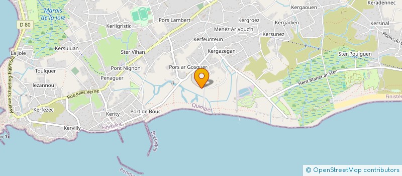 localisation de l'entreprise SAS DE KERAUTRET  PENMARCH