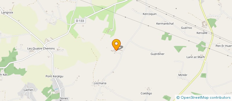 localisation de l'entreprise SAS DE KERGABRIEL à PLUMERGAT