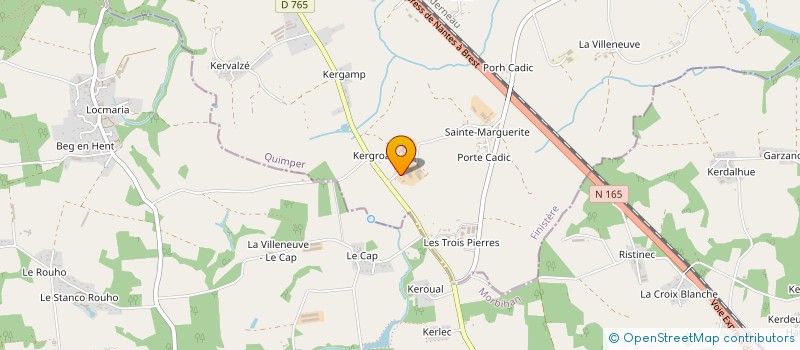 localisation de l'entreprise SAS DE KERVELEN  REDENE