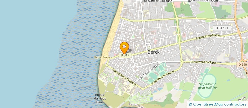 localisation de l'entreprise SAS DE L'ENTONNOIR à BERCK