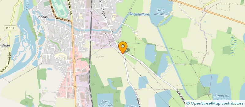 localisation de l'entreprise SAS DE L'ETANG NEUF  FEURS