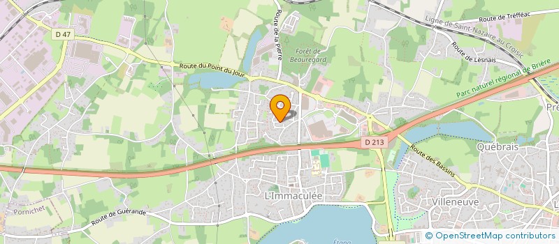 localisation de l'entreprise SAS DE L'ETIER  SAINT-NAZAIRE