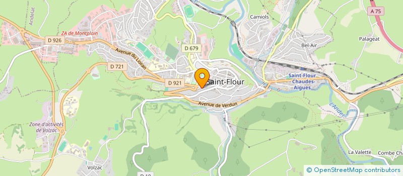 localisation de l'entreprise SAS DE L'EUROPE à SAINT-FLOUR