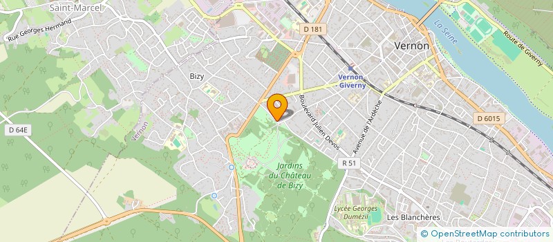 localisation de l'entreprise SAS DE L'HOTEL DE LA TOUR  MASSERET