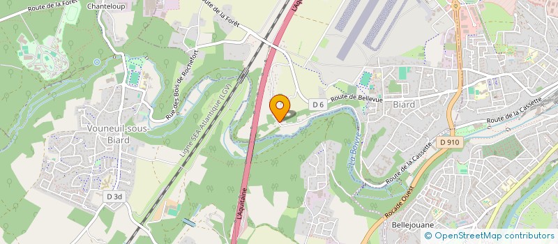 localisation de l'entreprise SAS DE L'HOTEL DES 3 PILIERS  BIARD