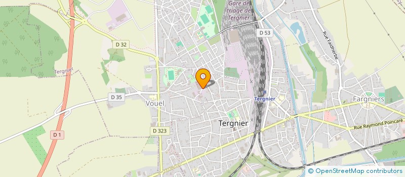 localisation de l'entreprise SAS DE LA BONNETERIE à TERGNIER