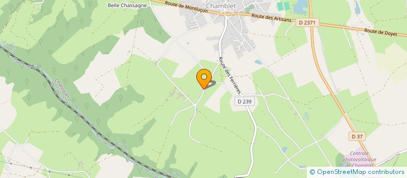 localisation de l'entreprise SAS DE LA BROSSE  DENEUILLE-LES-MINES