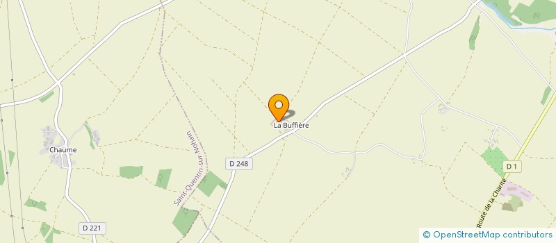 localisation de l'entreprise SAS DE LA BUFFIERE  SUILLY-LA-TOUR